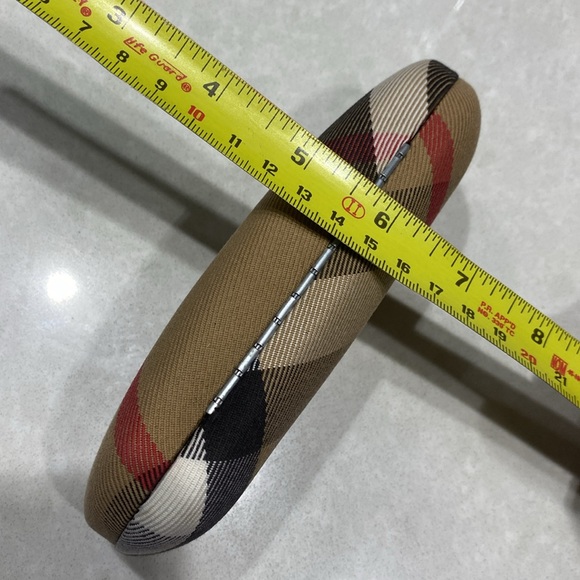 Burberry Eyeglass Case Hard Clamshell Style For Glasses Nova Check Plaid case⭐️ - Picture 11 of 14